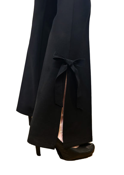 BCP8757 Flared Vented Pants with Bows