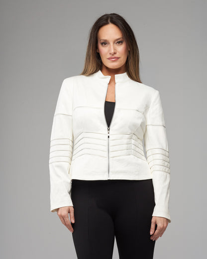 BCJ17689C Vegan Leather with Mesh Details