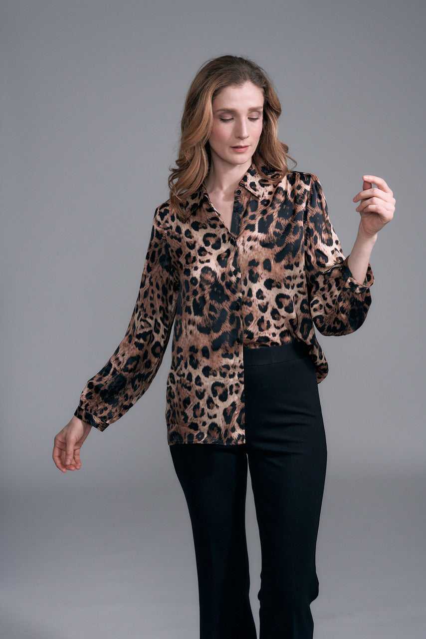 BCTF2606 Printed Button Up