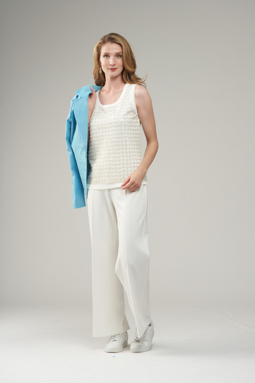 BCT5703C Beaded Tank Top