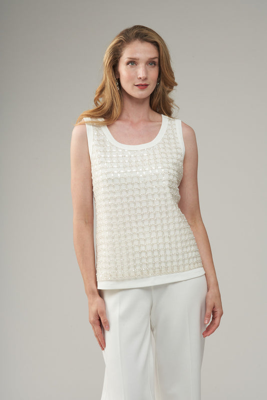 BCT5703C Beaded Tank Top