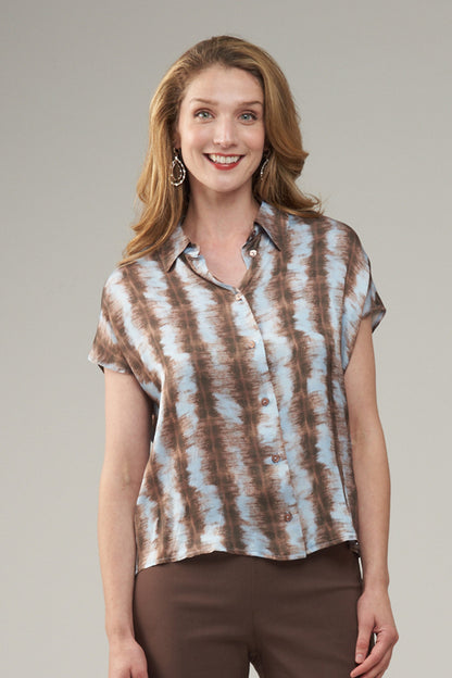 BCT4736 Printed Button Up