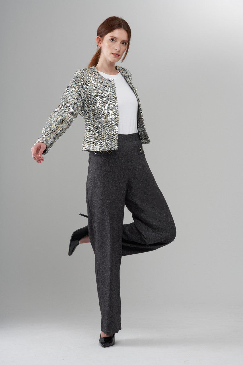 BCJ89A33BSH Sequin Bolero in Evening Paillettes
