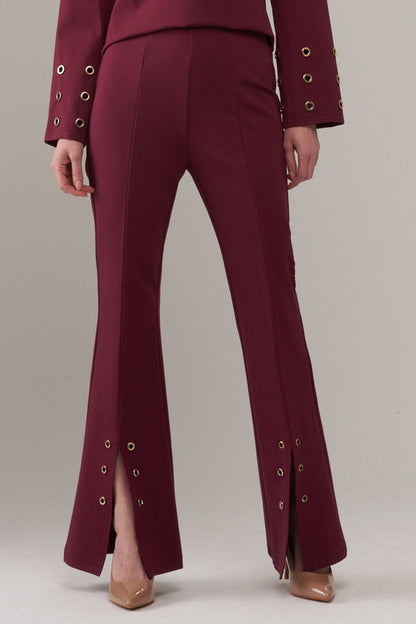 BCP8987G Flared Vented Pants with Grommets