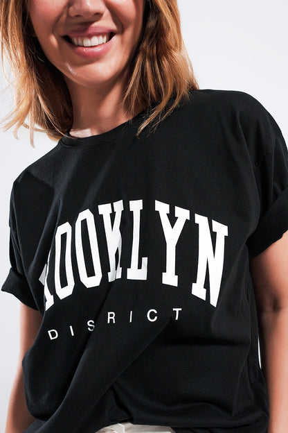 Brooklyn t shirt in black