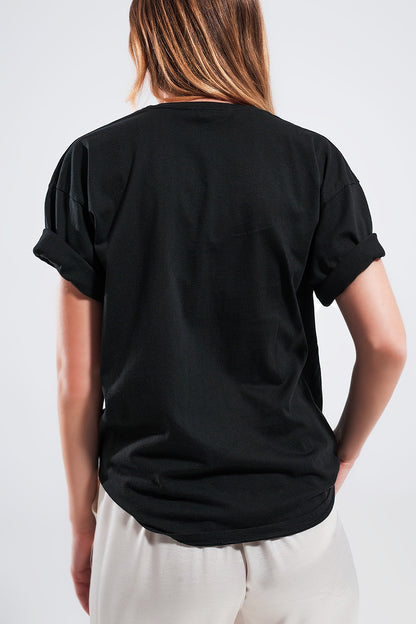 Brooklyn t shirt in black