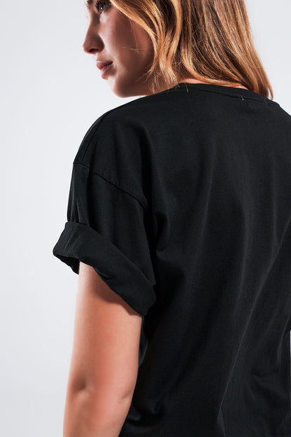 Brooklyn t shirt in black