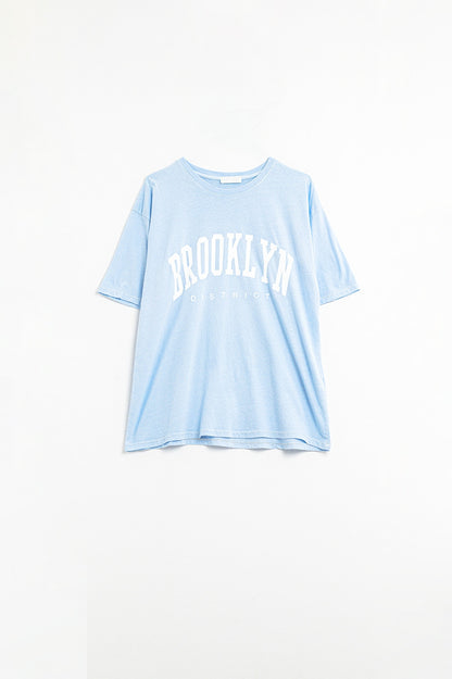 Brooklyn t shirt in blue