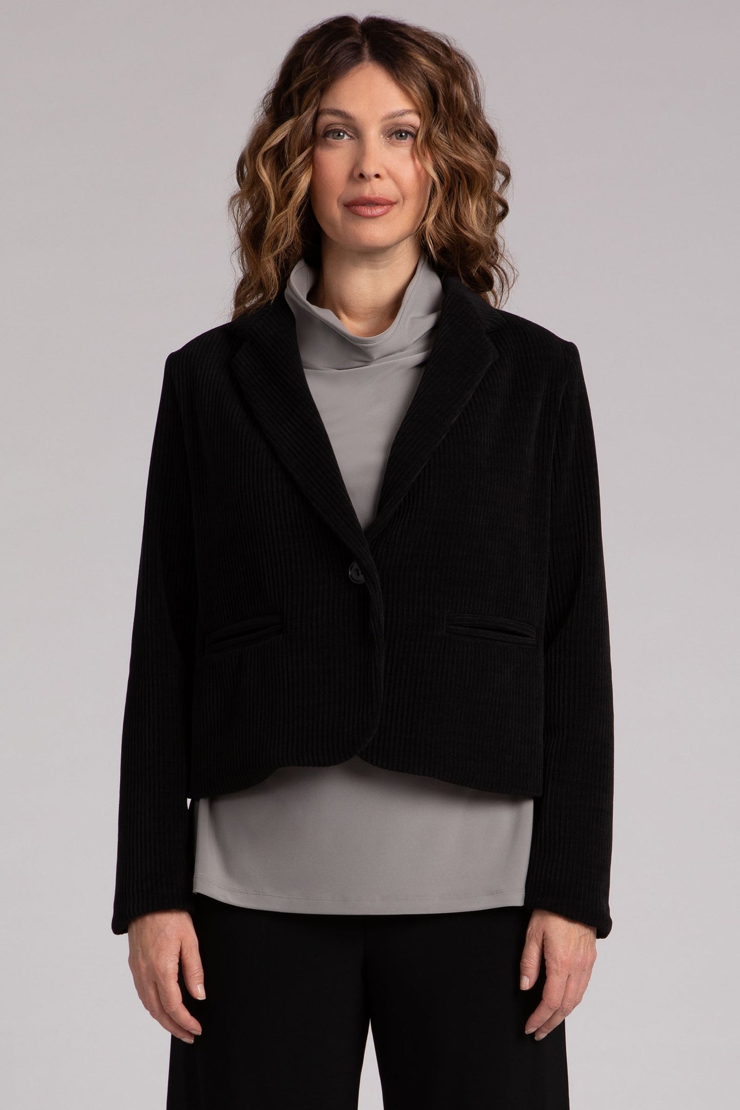 Chenille Cord Classic Blazer