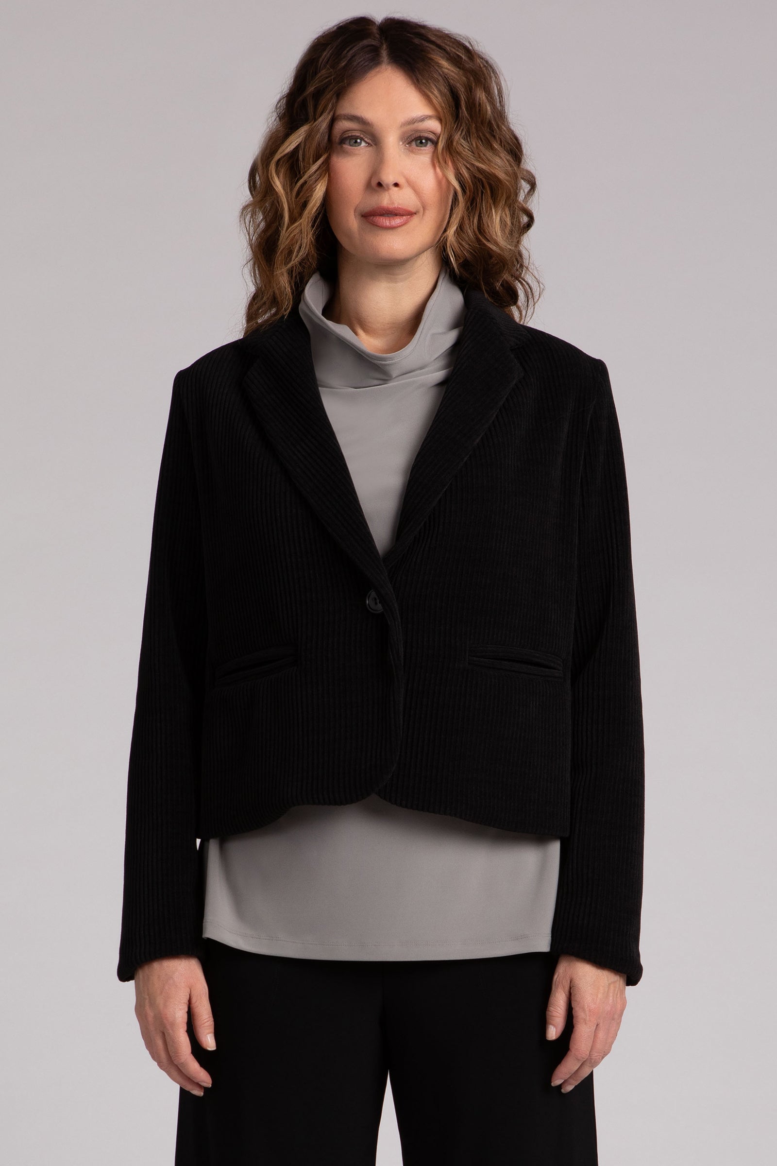 Chenille Cord Classic Blazer