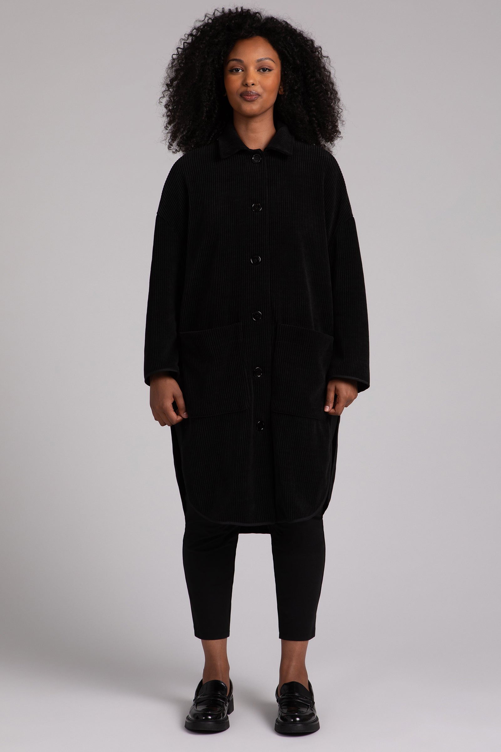 Chenille Cord Maxi Shacket