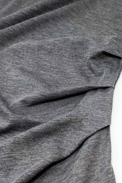 Grey stretch tencel sleeveless dress