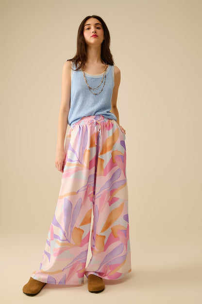 Light Blue Knit Tank Top with White Trim