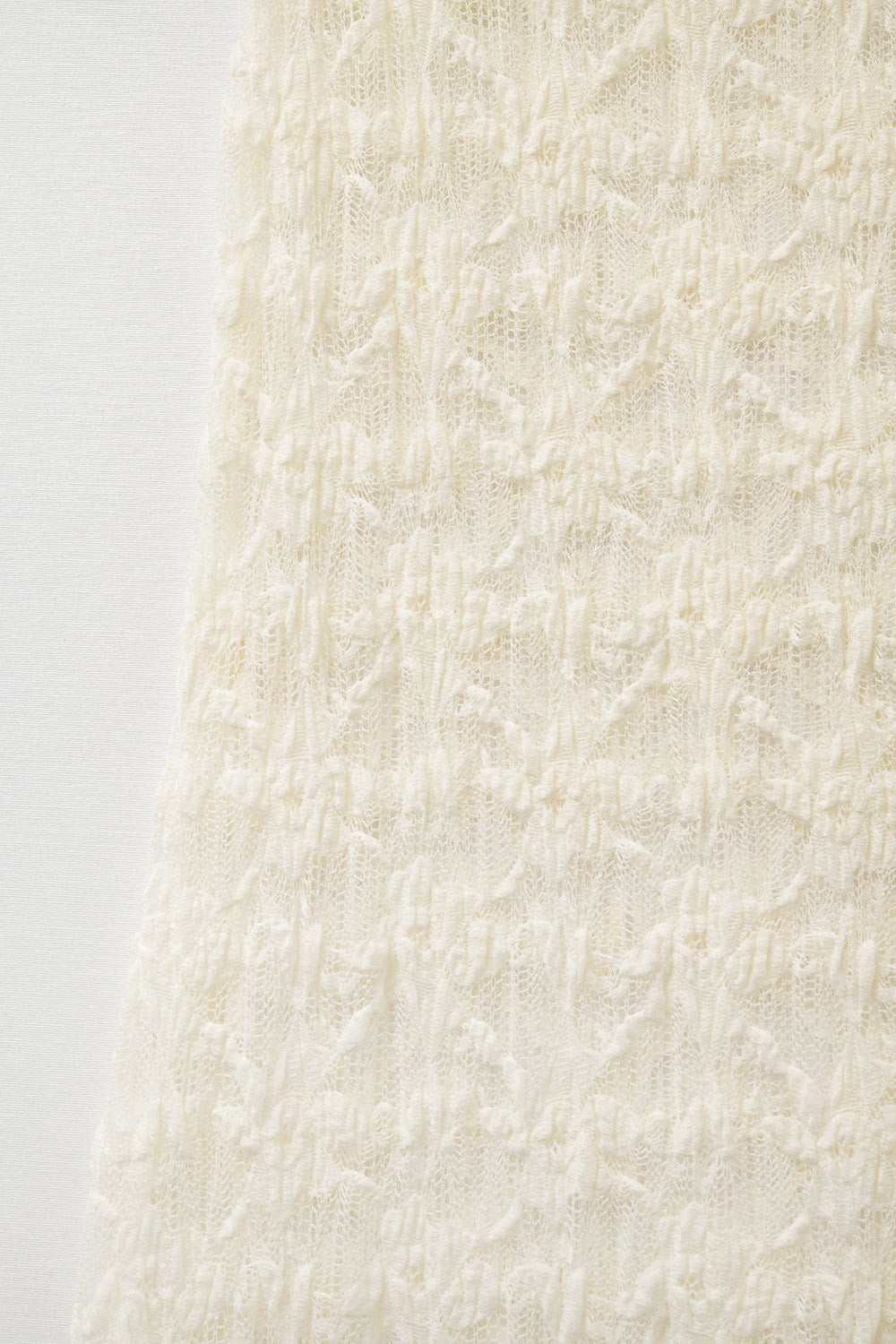 Long Sheer White Bohemian Style Skirt
