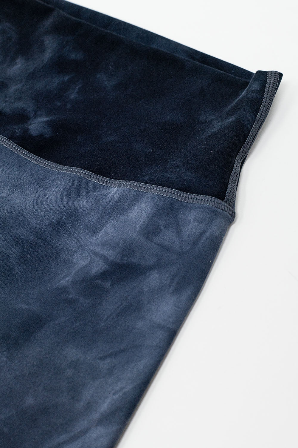 Midnight Blue Tie-Dye High Waist Leggings
