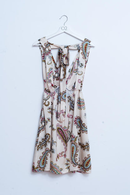 Mini sundress in paisley floral