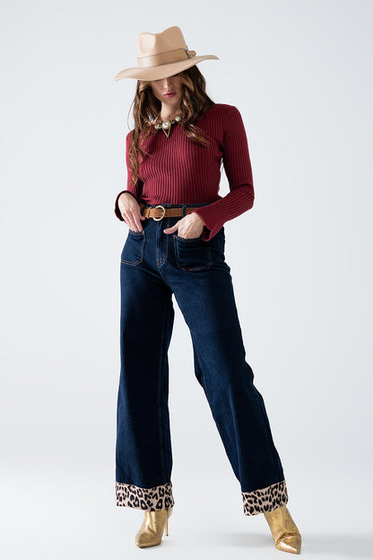 open back burgundy ribbed sweater