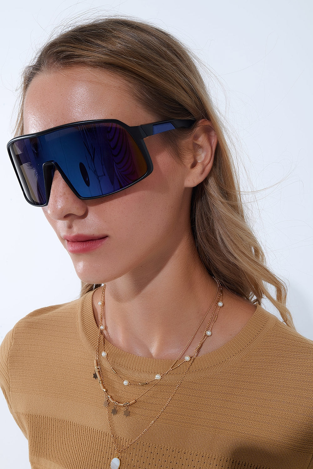 Polarized Sport Sunglasses in Blue