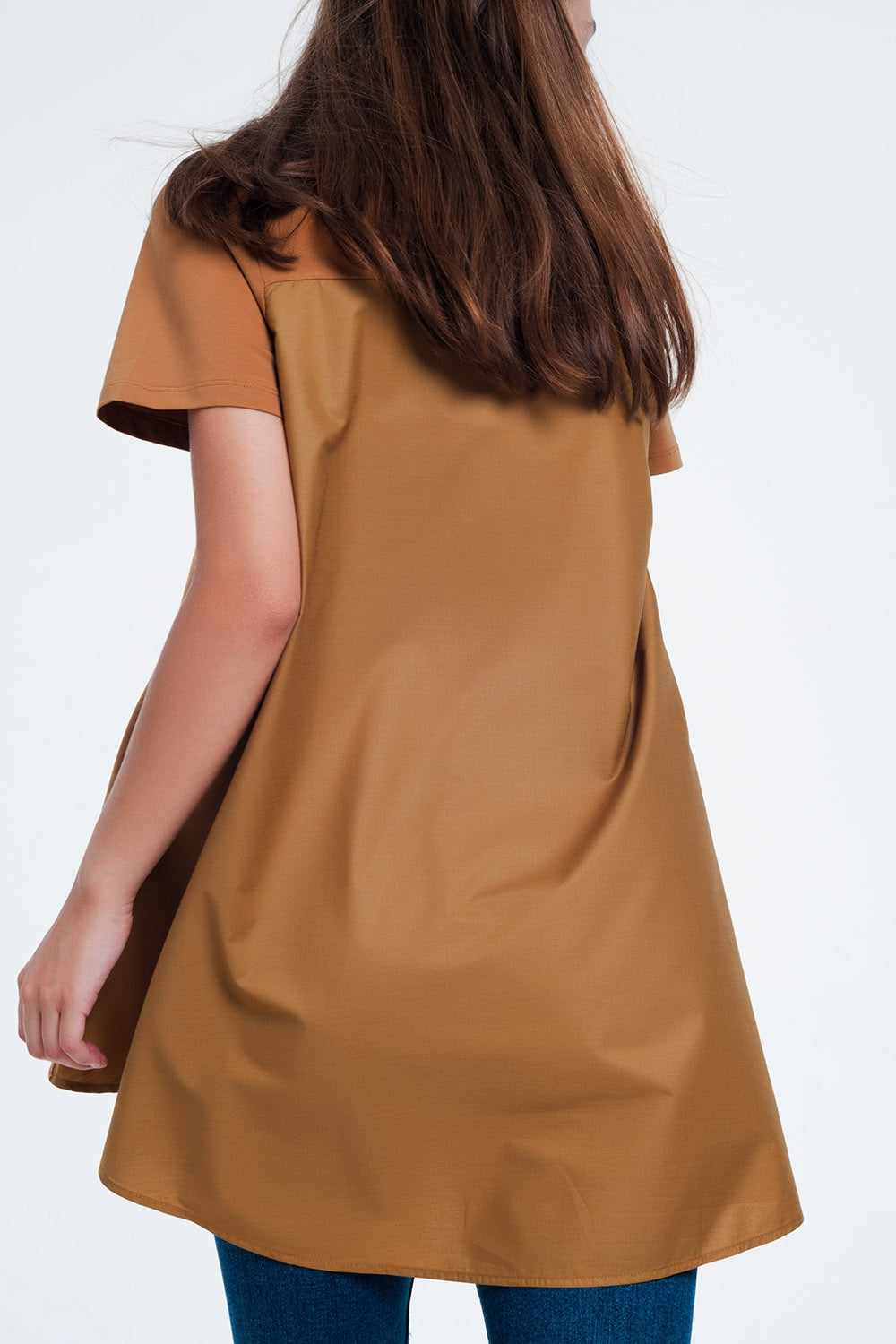 brown t shirt dresses Brown T Shirt Lace Dress Opal Apparel & Style