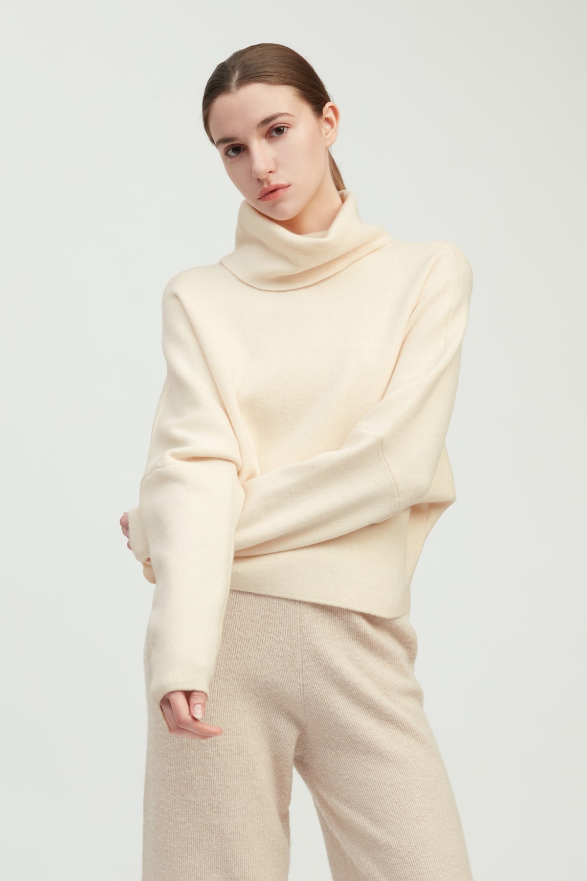 Dolman Funnelneck Pullover
