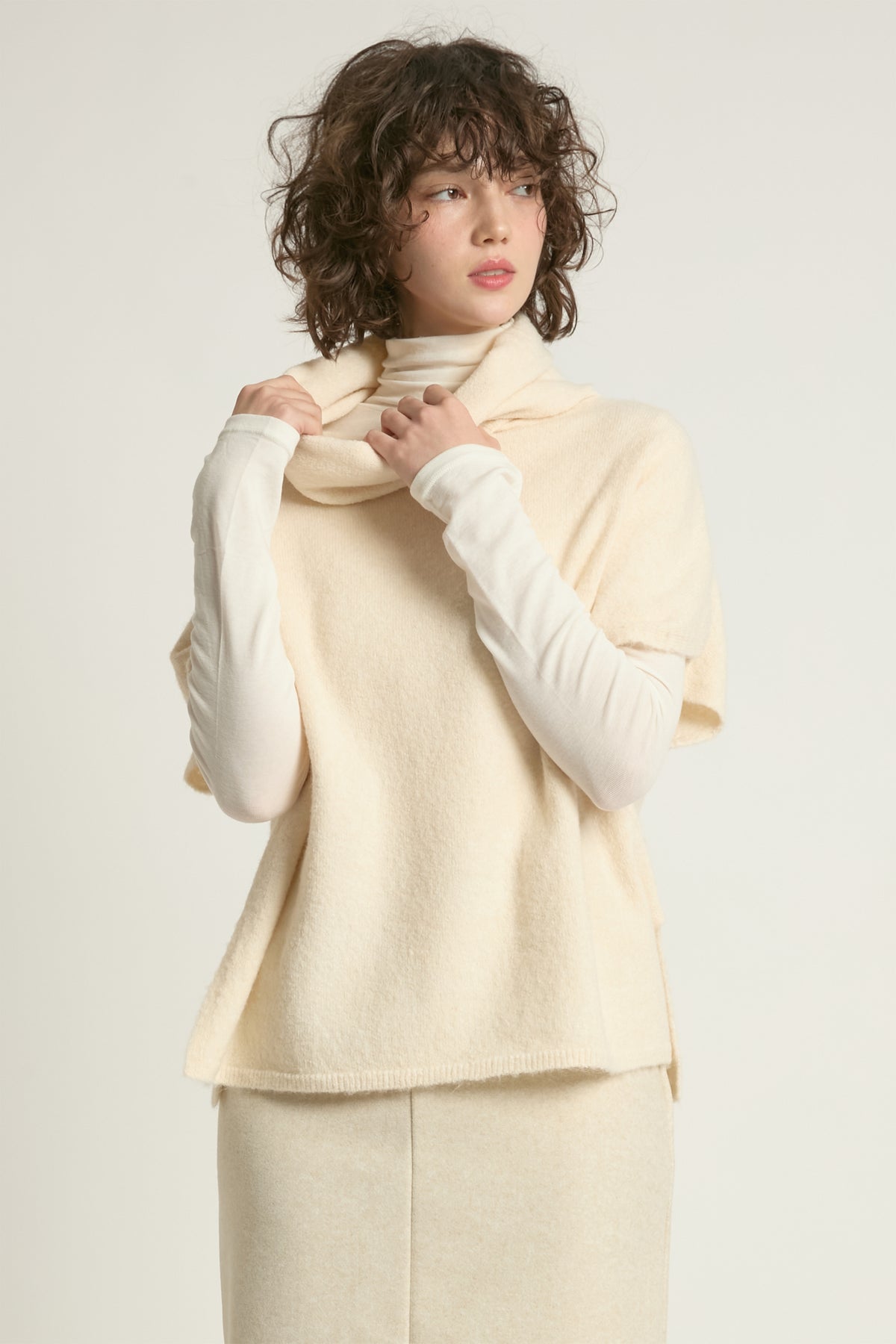 Flowy Neck Vest