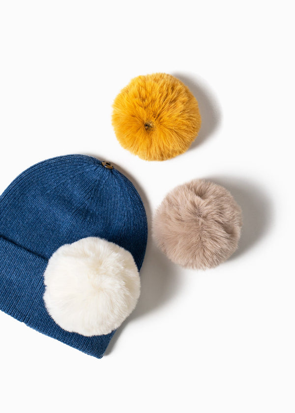 Snow Ball Faux Fur Topper